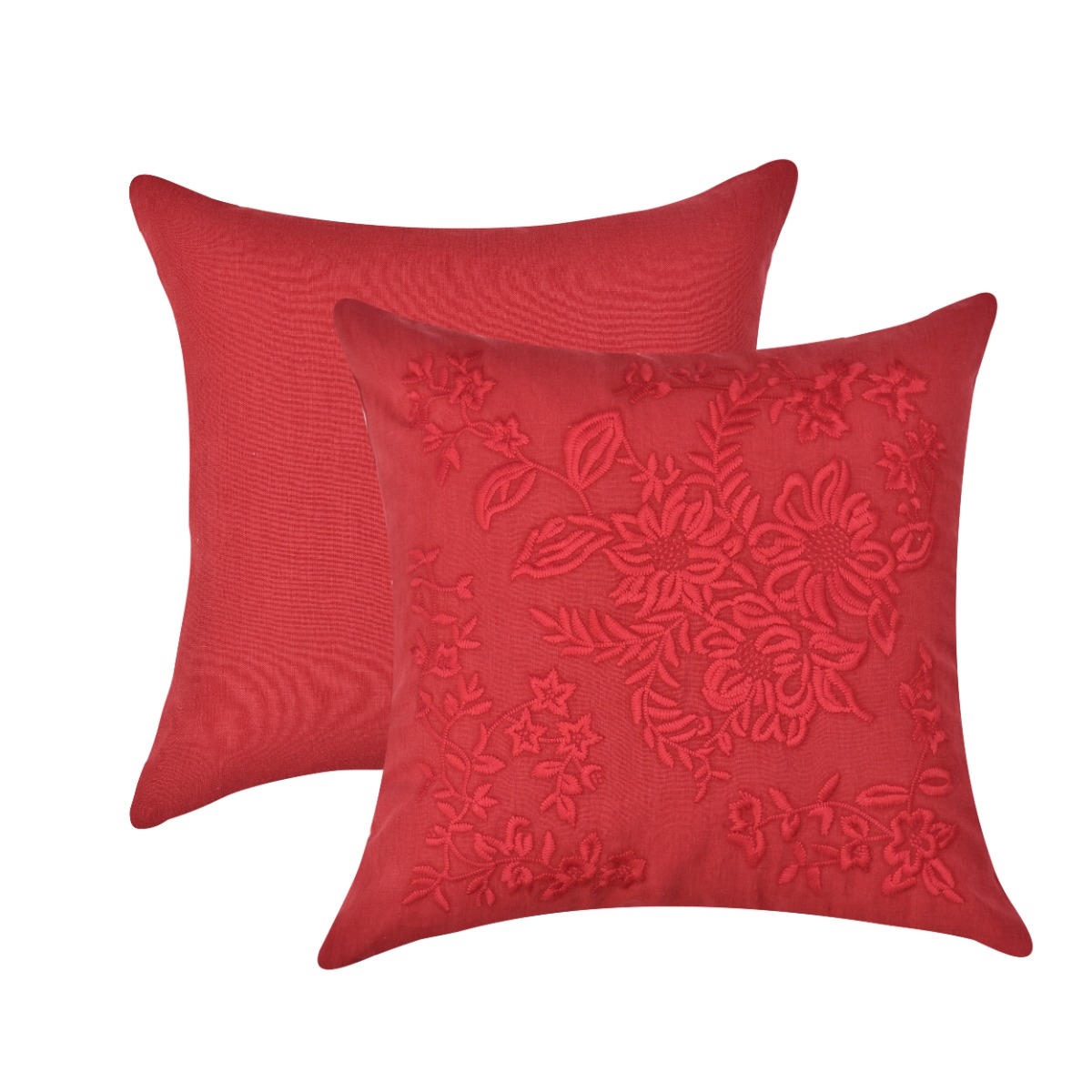 Almofada Floral Bordada Red  - SKU 00892292V3