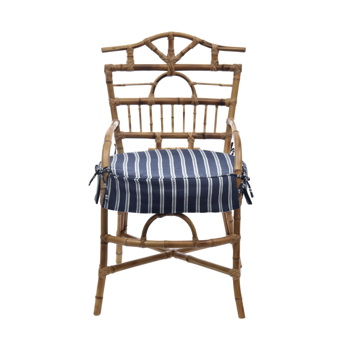 Cadeira Cana Capinha Denim 