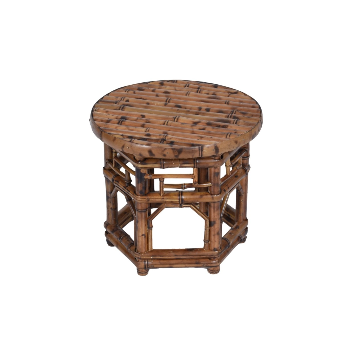 Banqueta Bambu Tampo Tigrada - SKU 02100318