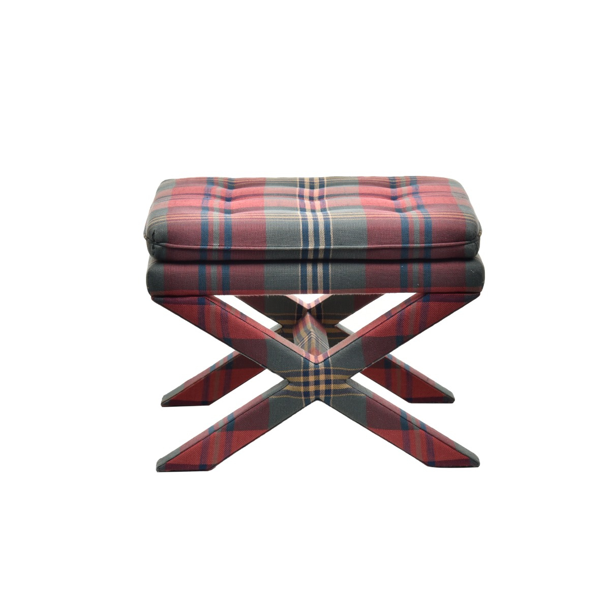 Banqueta Pé X Xadrez Mackenzie - SKU 02100507