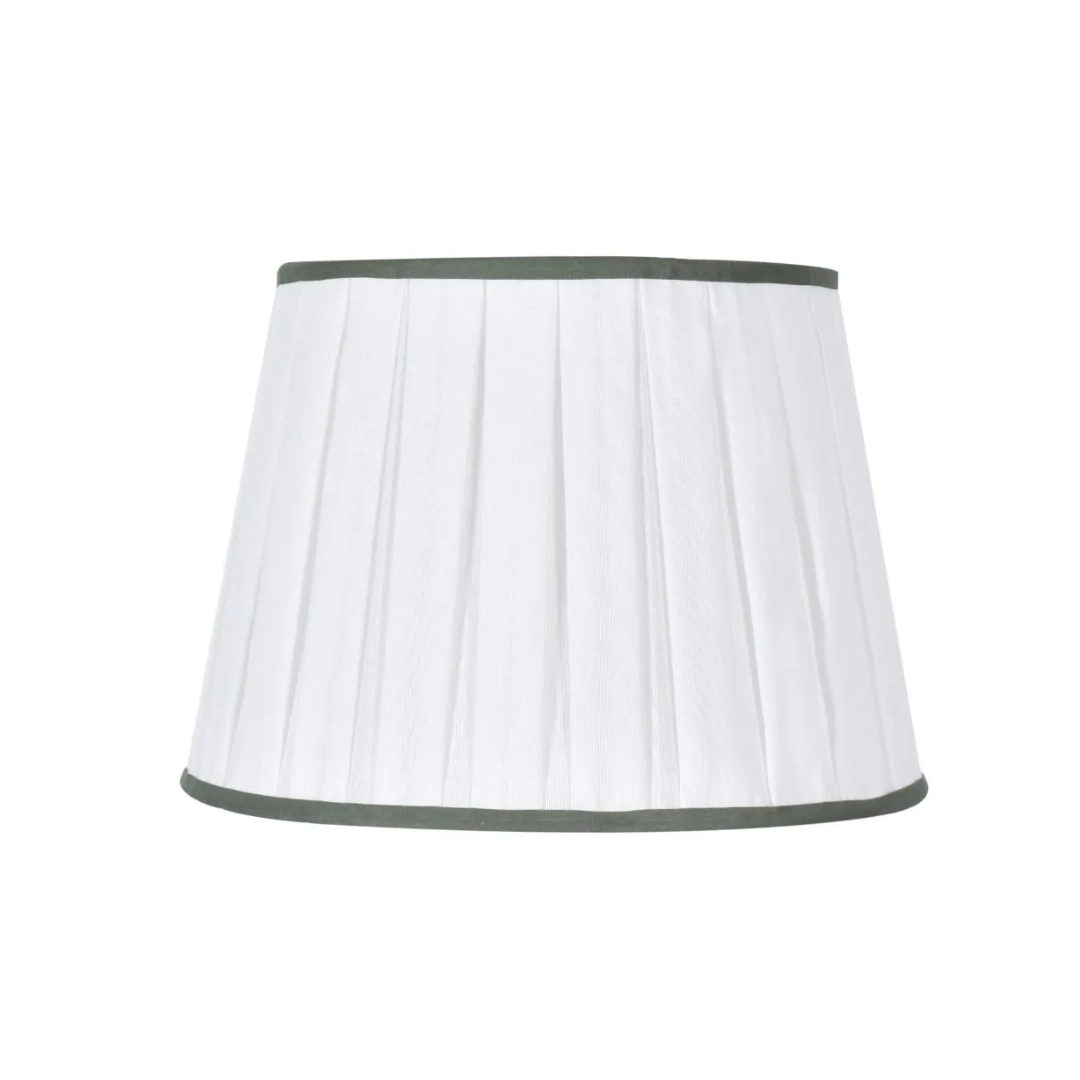 Cúpula Pregueada Linho Off Vivo Musgo - SKU 05300836V2