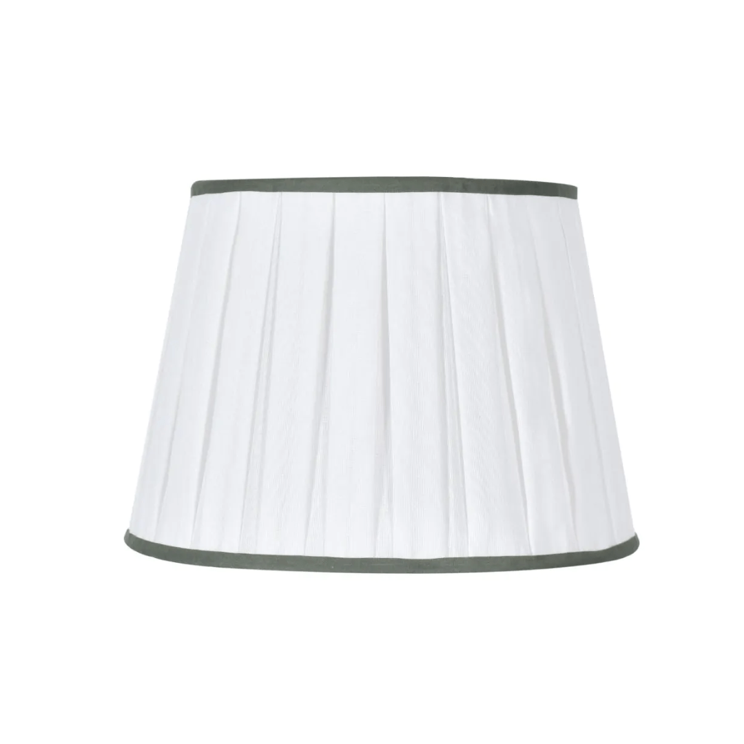 Cúpula Pregueada Linho Off Vivo Musgo - SKU 05300836V3