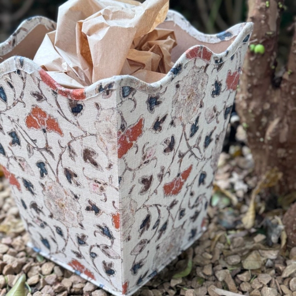 Cesto de Lixo Flor Sumac