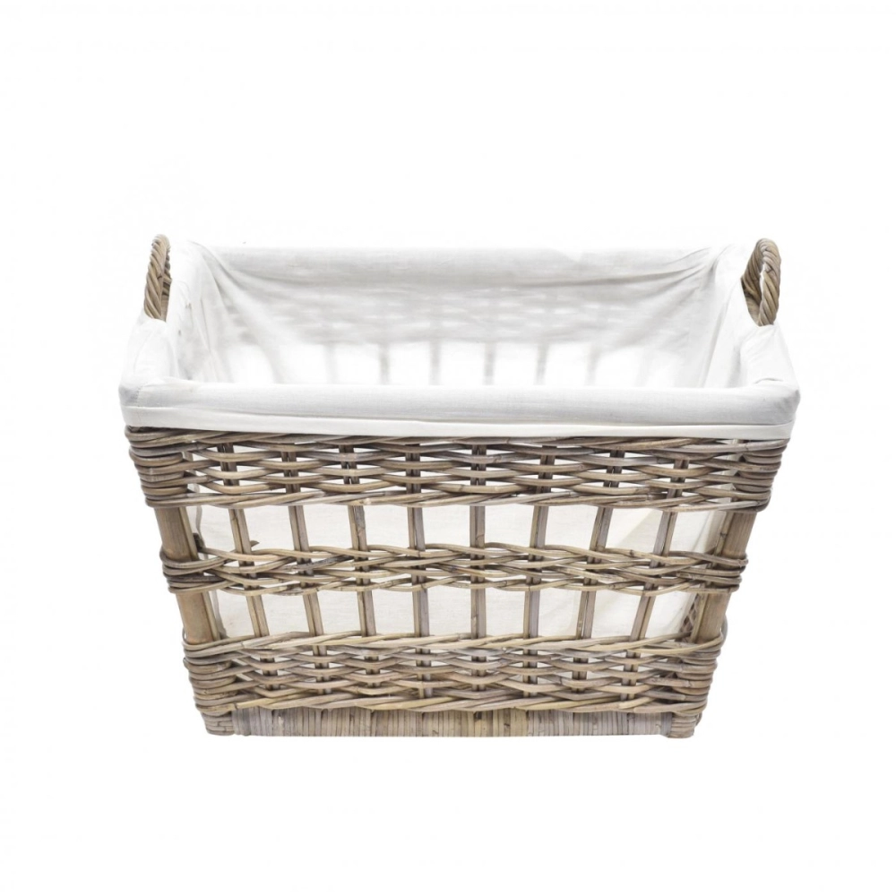 Cesto Rattan com Forro G