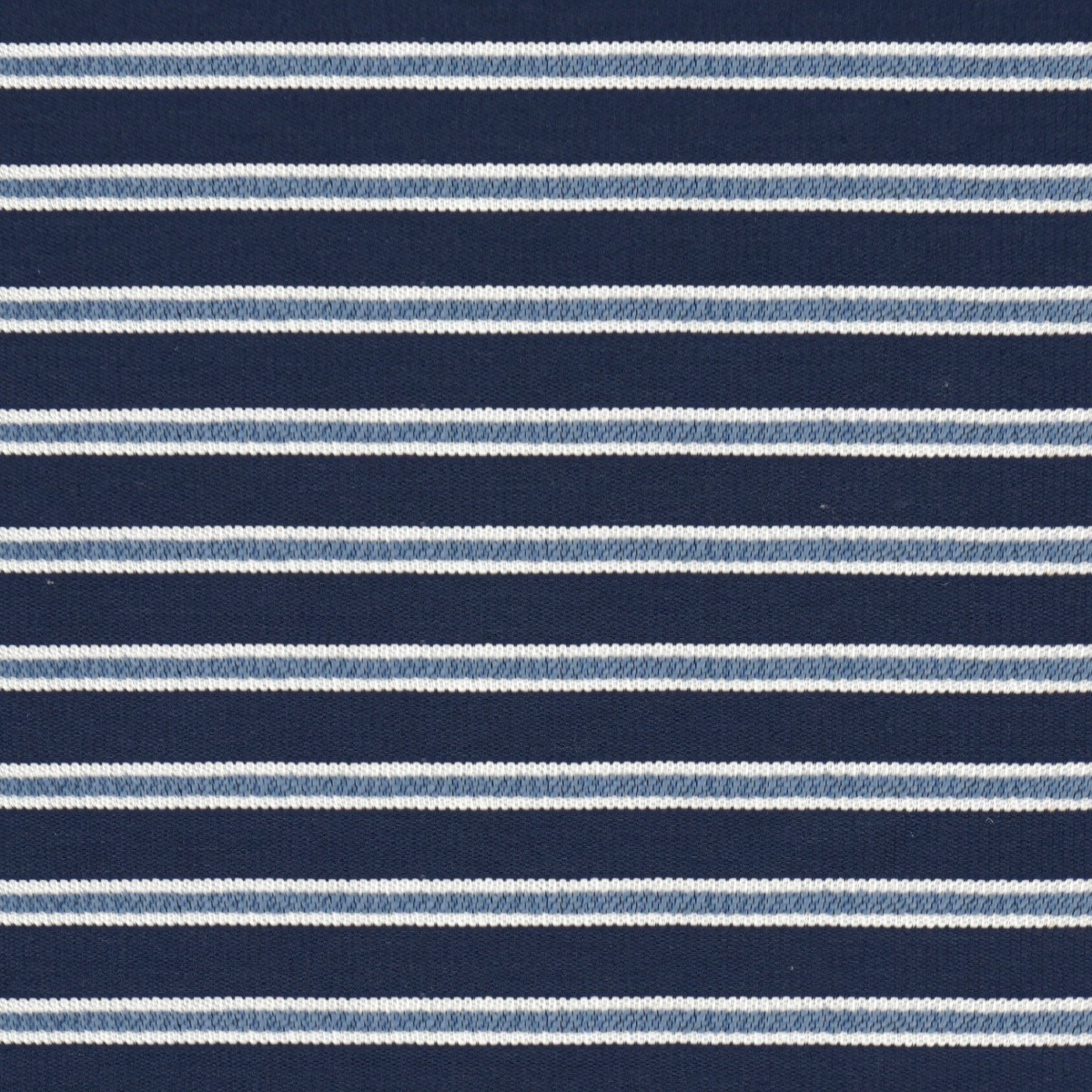 Tecido Lista Bordada Denim 