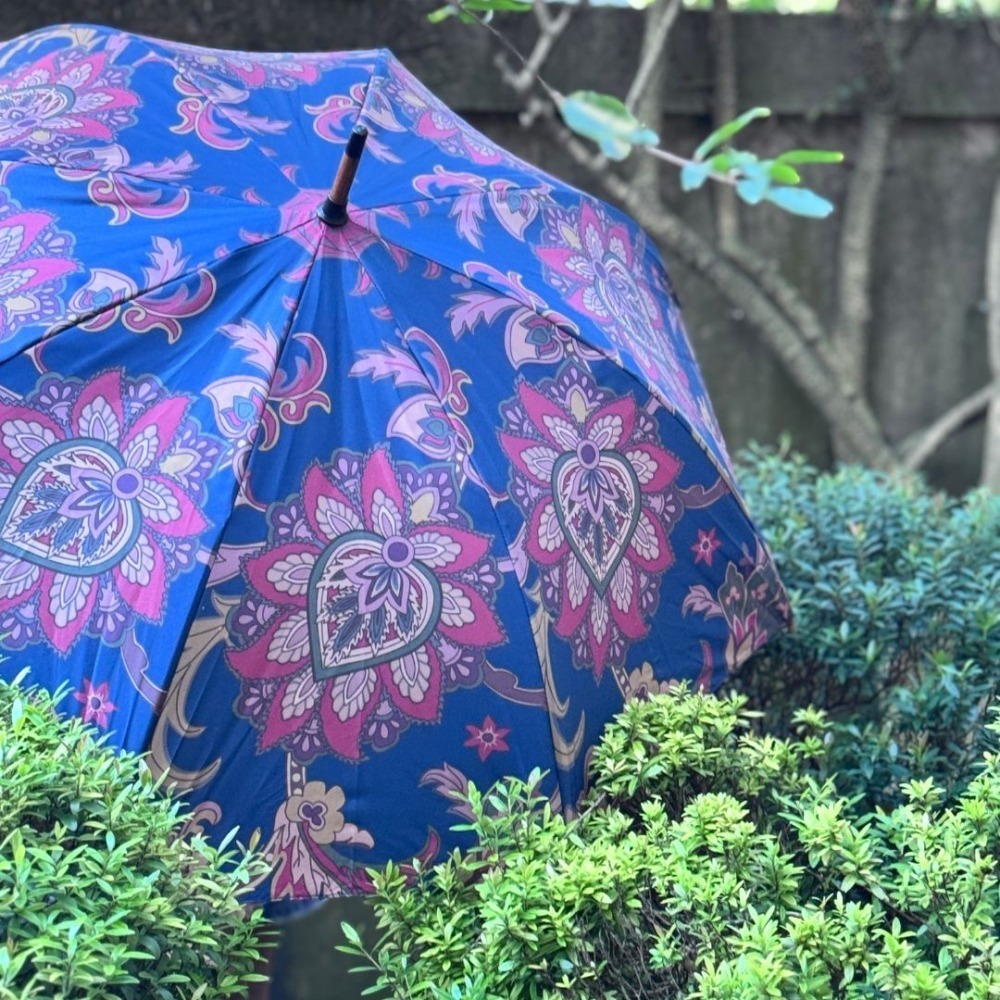 Guarda-Chuva Paisley Azul