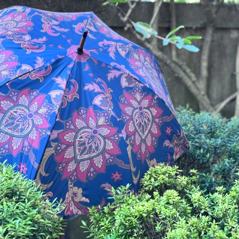 Guarda-Chuva Paisley Azul