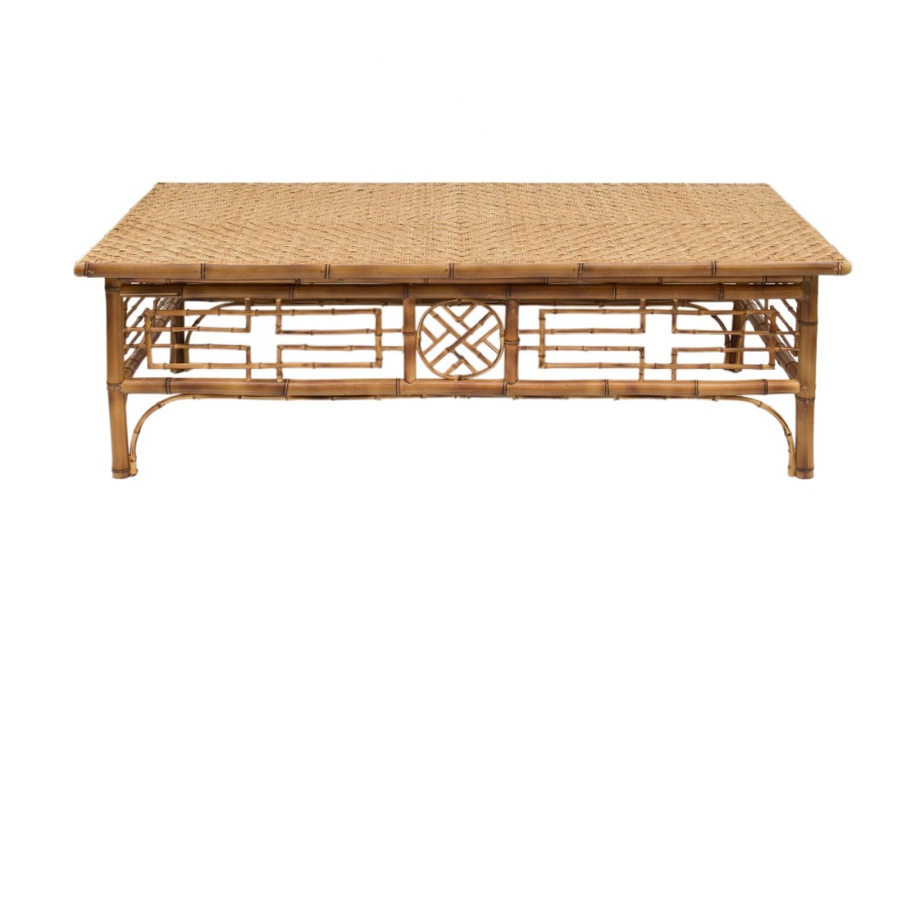 Mesa Centro Cana Chinesa Retangular