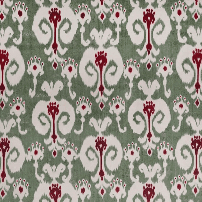 Tecido Ikat Agapanto