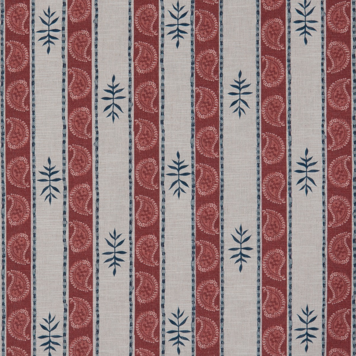 Tecido Lista Paisley Escarlate - SKU 24404077