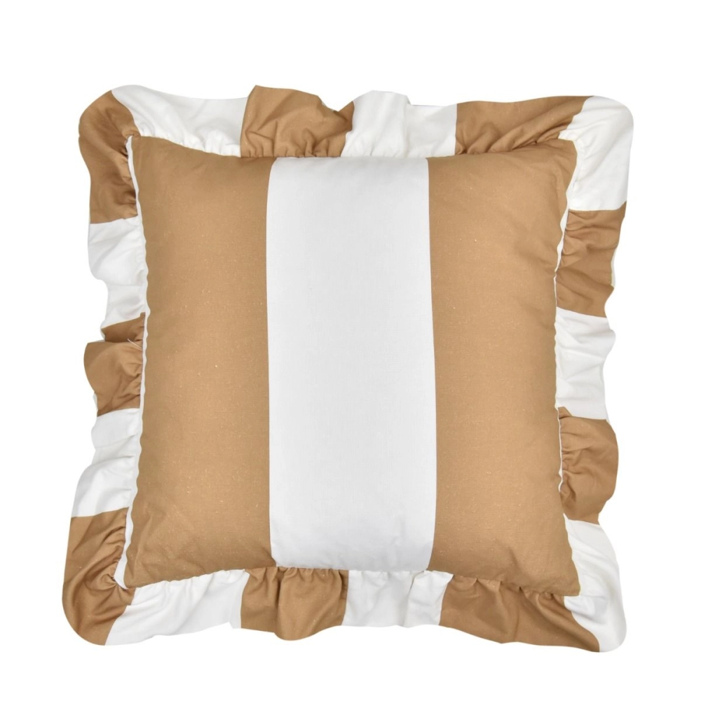 Almofada Babado Abuja Camel