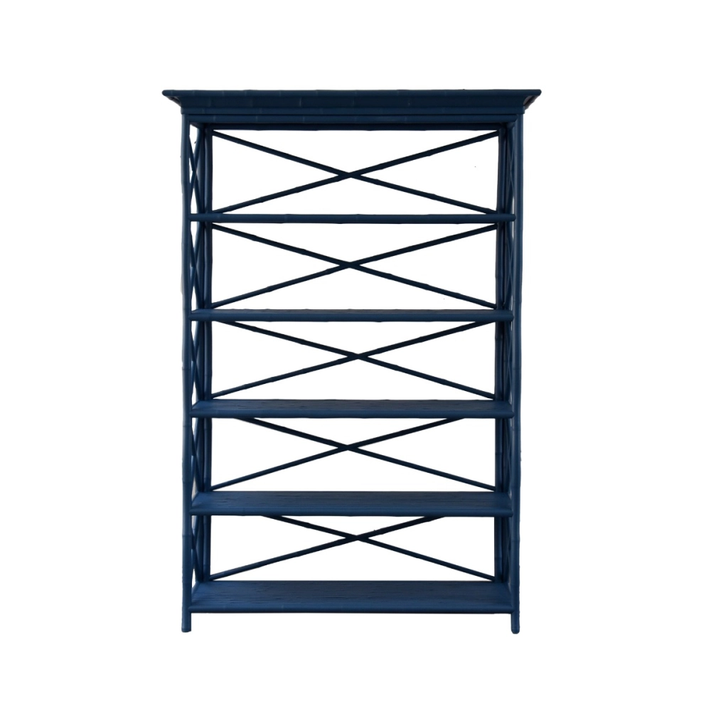 Estante de Bambu Escuridão com Espelho 