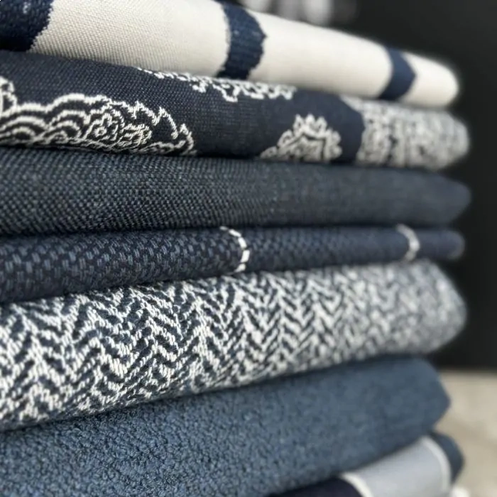 Tecido Boucle Navy by Sunbrella