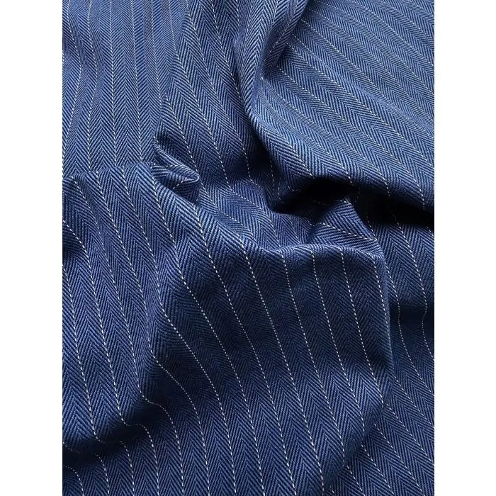 Tecido Chevron Long Beach Índigo