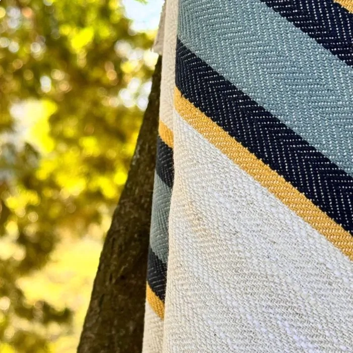 Tecido Lista Chevron Zanzibar